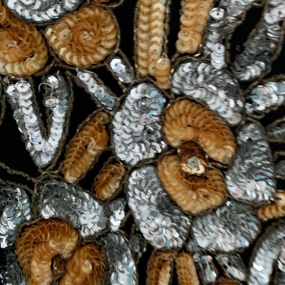 ~VINTAGE~ Jean for Joseph Le Bob Sequined Cardigan - Picture 3 of 4